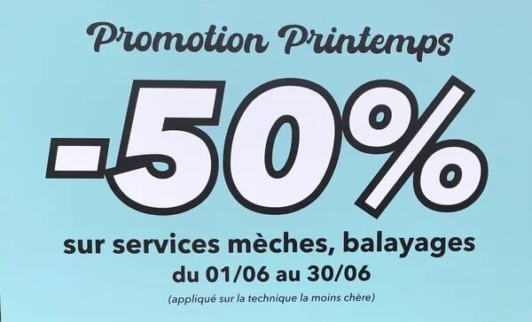 Promotion mèches & balayage 